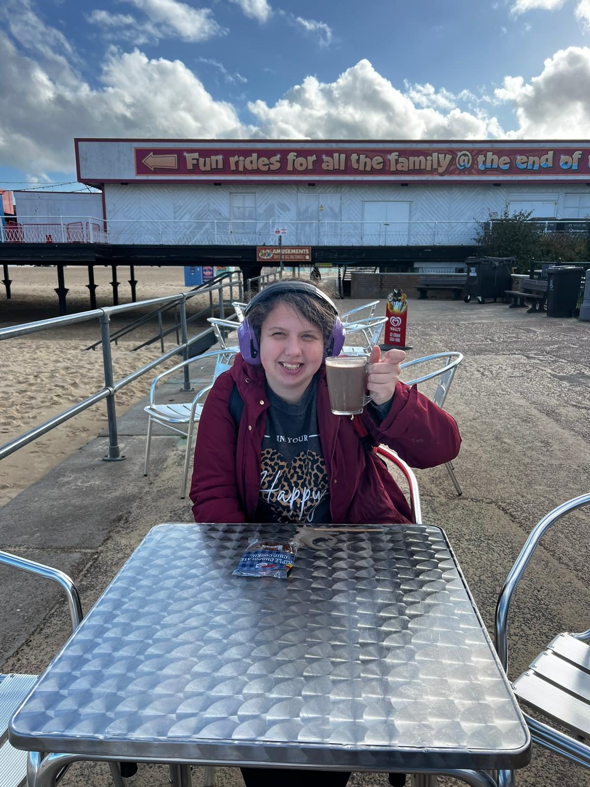 Young people taking part in a Short Breaks session at Seabreeze