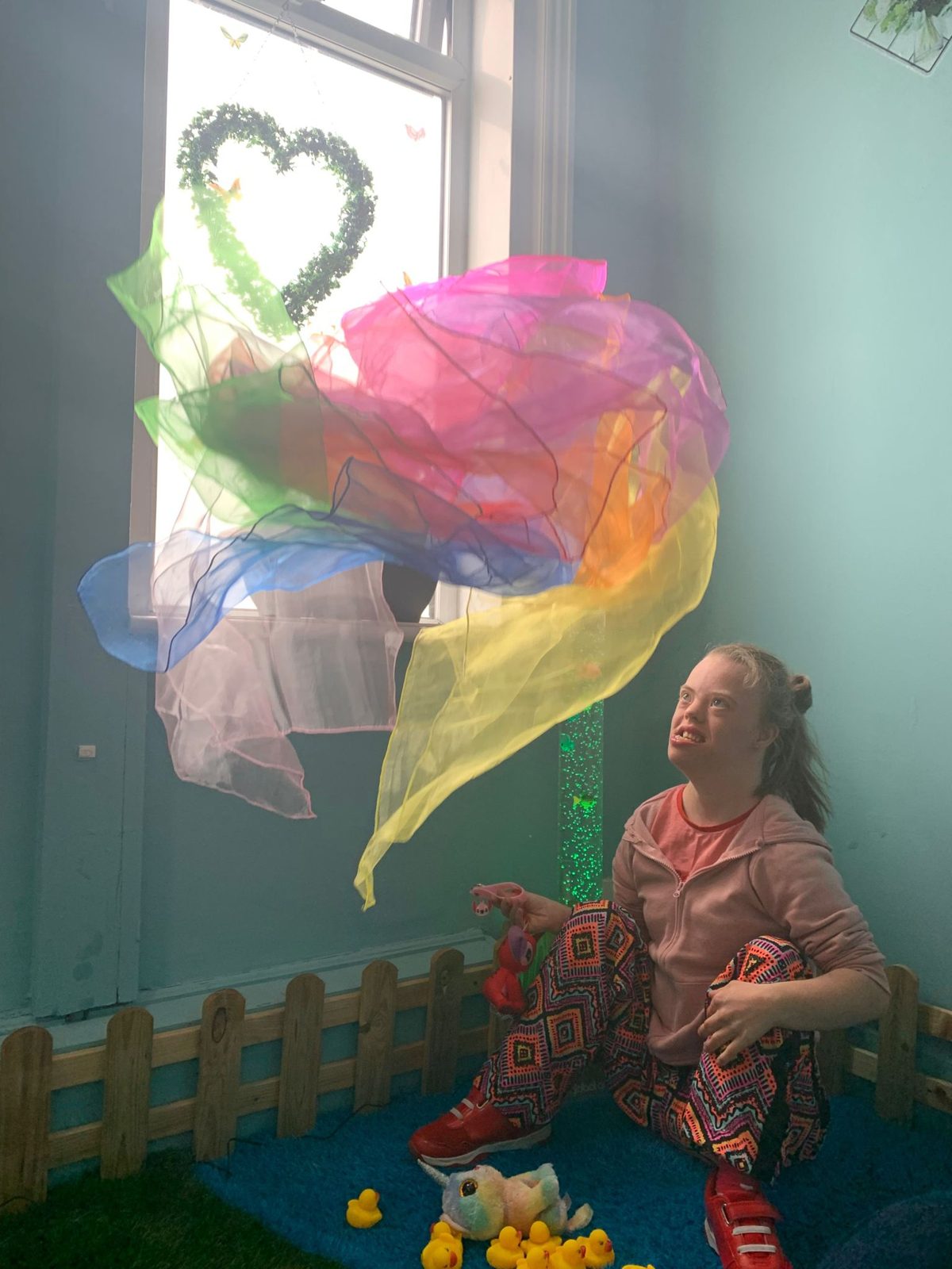 Sensory room at Seabreeze day service